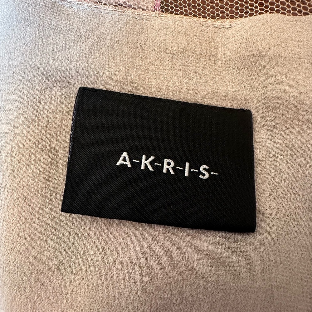 Akris 100% Silk Art Pleated Dress | Made in Switzerland | Luxury Designer - Picture 11 of 14